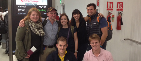 The Beehive Challenge team take to the skies