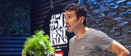 Eneko Atxa at the launch of Chefs for Change