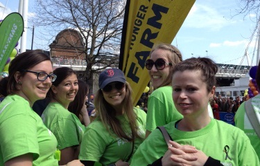 Bringing cheer to the London Marathon