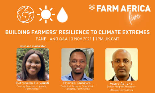 Farm Africa Live webinar building resilience to climate extremes