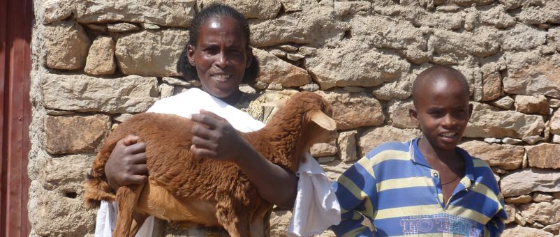 Letegziar's increased income means she can keep her son in school