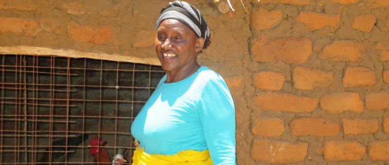 Lucia's chickens now bring her a reliable source of income