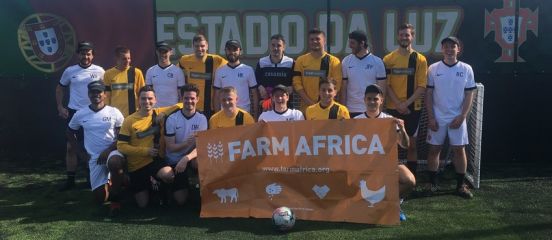 Michelin-starred restaurants battle it out on the football pitch