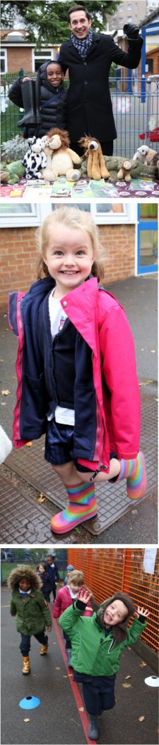 Various photos of children from St Judes