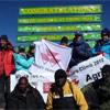 A huge thank you from the top of Africa