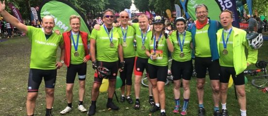 30 fearless cyclists take on RideLondon for Farm Africa