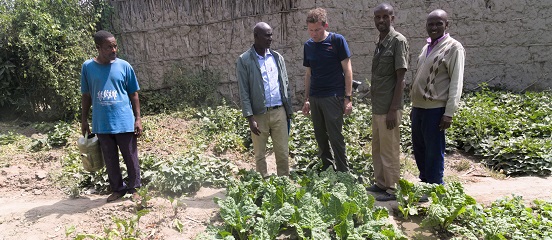 Giles Abrey visiting Farm Africa project in Ethiopia