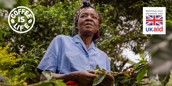Ugandan coffee farmer Joy