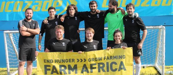 Chefs put the boot into hunger with football tournament