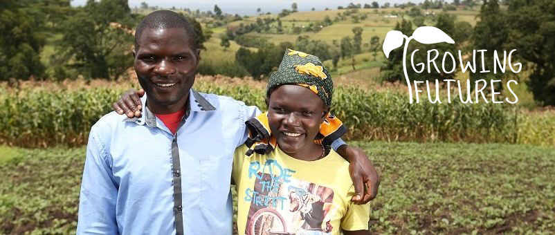 Agricultural training and business support have brought new hope for farmers Joshua and Maximilla. 